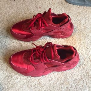 Red nike Huarache’s